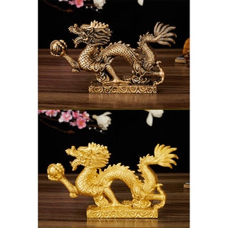 Buddha Gift Feng Shui Dragon Auspicious Cloud Wealth Luck Decoration