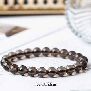 Buddha Gift Natural Stone Quartz Healing Beads Bracelet