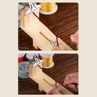 Buddha Gift 925 Sterling Silver Tibetan Zakiram Goddess of Wealth Luck Rope Bracelet