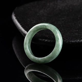 Buddha Gift Natural Jade Abundance Healing Ring