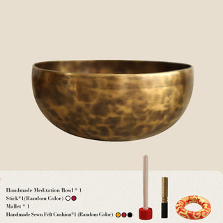 Buddha Gift Tibetan Sound Bowl Handcrafted for Healing and Meditation Positive Energy Singing Bowl Set