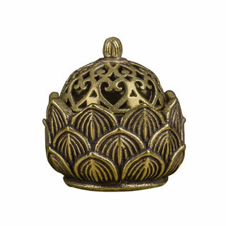 Buddha Gift Tibetan Mini Lotus Pattern Meditation Copper Incense Burner