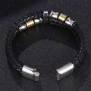 Buddha Gift Layered Leather Weave Fortune Bracelet