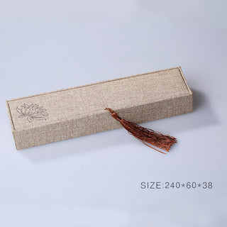 Buddha Gift Lotus Pattern Jewelry Storage Box Gift Box Tassels