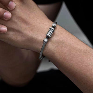 Buddha Gift Om Mani Padme Hum Lotus Peace Braided Bracelet