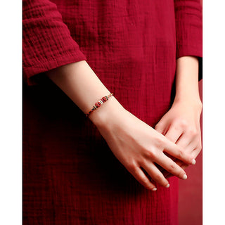 Buddha Gift Handmade Dunhuang Color Luck Braid String Bracelet