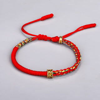 Buddha Gift Om Mani Padme Hum Protection Luck String Bracelet