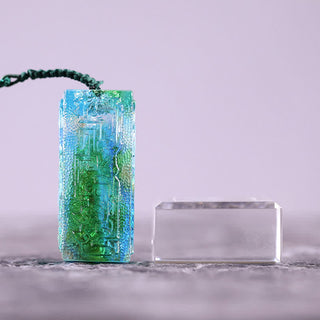 Buddha Gift Feng Shui Handmade Liuli Crystal Art Piece Home Office Decoration