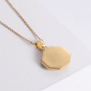 Buddha Gift Bagua Yin Yang Titanium Steel Balance Necklace Chain Pendant