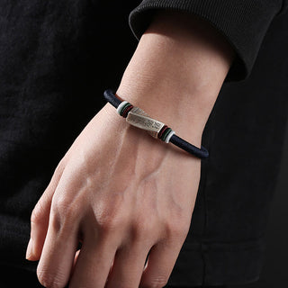 Buddha Gift 999 Sterling Silver Profits Pouring In From All Sides Handmade Blessing String Buckle Bracelet