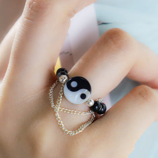 Buddha Gift Yin Yang Symbol Balance Luck Ring