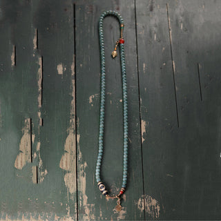 Buddha Gift 108 Mala Beads Bodhi Seed Dzi Bead Wisdom Bracelet