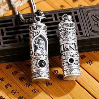 Buddha Gift Chinese Zodiac Natal Buddha Projection Prosperity Necklace Pendant