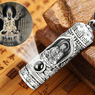 Buddha Gift Chinese Zodiac Natal Buddha Projection Prosperity Necklace Pendant