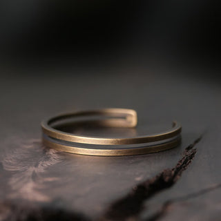 Buddha Gift Rustic Copper Luck Viking Cuff Bracelet