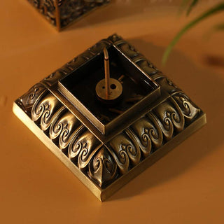 Buddha Gift Heart Sutra Alloy Incense Holder Healing Home Decoration Incense Burner