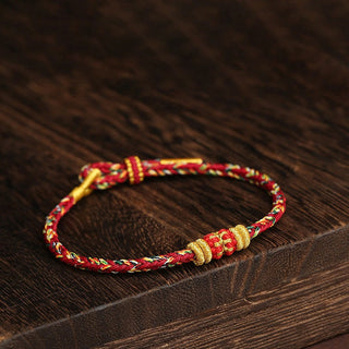 Buddha Gift Handmade Colorful Rope King Kong Knot Braided Luck Bracelet