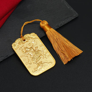 Buddha Gift Feng Shui Auspicious Star Wenchang Pen Pagoda Koi Fish Car Hanging Decoration