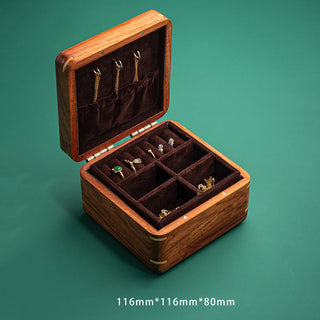 Buddha Gift Antique Flower Leaf Handmade Rosewood Jewelry Storage Box Wooden Gift Organizer Box