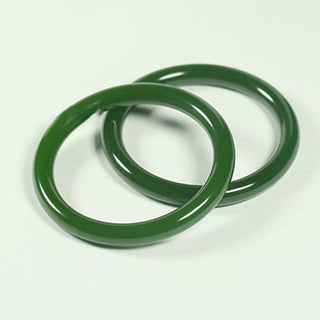 Buddha Gift Cyan Jade Longevity Blessing Bangle Bracelet