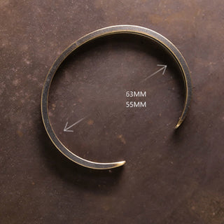 Buddha Gift Rustic Copper Luck Viking Cuff Bracelet