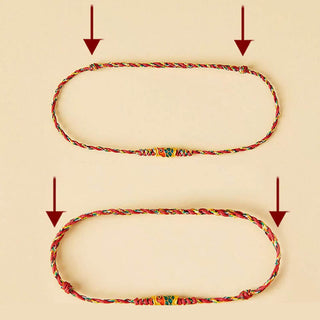 Buddha Gift Handcrafted Koi Fish Wealth Prosperity Braided Rope Bracelet