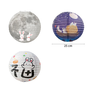Buddha Gift DIY Rabbit Paper Lantern Lamp Mid-Autumn Festival Lantern Decoration