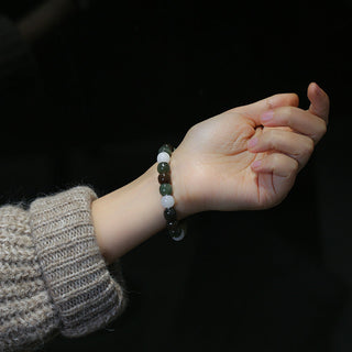 Buddha Gift Gradient Jade Luck Blessing Bracelet