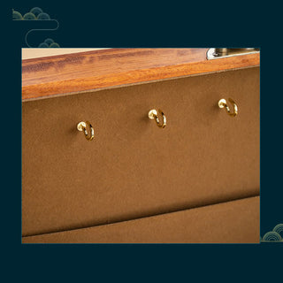 Buddha Gift Antique Handmade Rosewood Jewelry Storage Box Lockable Large Double Layer Flower Wooden Gift Organizer Box