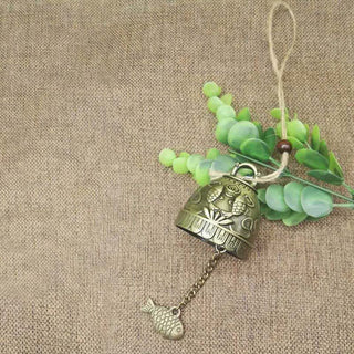 Buddha Gift Feng Shui Buddha Koi Fish Dragon Elephant Wind Chime Bell Luck Wall Hanging Decoration