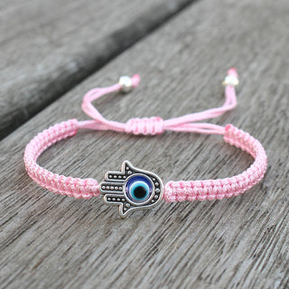 Buddha Gift Handmade Hamsa Symbol Protection Luck String Bracelet