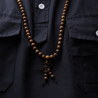 Buddha Gift 108 Mala Beads Bracelet Prayer Meditation Sandalwood Elastic