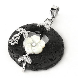 Buddha Gift Various Crystal Amethyst Green Aventurine Flower Healing Necklace Pendant