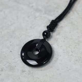 Buddha Gift Lucky Coin Pendant Healing Crystal Gemstone Necklace