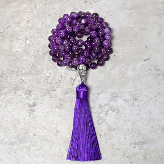 Buddha Gift Tibetan 108 Mala Beads Necklace Yoga Meditation Prayer Beads Necklace