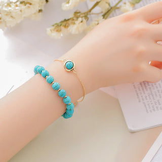 Buddha Gift Sun Stone Strawberry Quartz Crystal Positive Bracelet