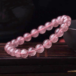 Buddha Gift Natural Rose Quartz Love Caring Bracelet