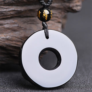 Buddha Gift Pixiu Obsidian Wealth Pendant Necklace
