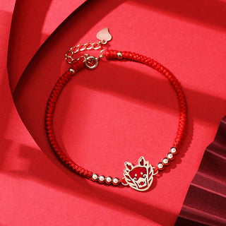 Buddha Gift 12 Chinese Zodiac Lucky Red String Bracelet