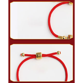 Buddha Gift 999 Sterling Silver Om Mani Padme Hum Luck Red String Bracelet