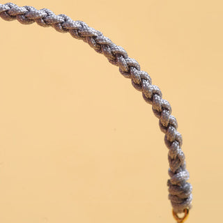 Buddha Gift Copper Coin Fortune Tree Pearl Luck Blue Rope Braided Bracelet