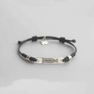 Buddha Gift 925 Sterling Silver Red String Luck Strength Braid Bracelet