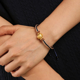 Buddha Gift 925 Sterling Silver Baby Dragon Luck Strength Handmade Braided Bracelet