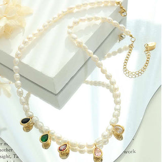Buddha Gift Pearl Crystal Stone Purity Necklace Pendant