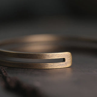 Buddha Gift Rustic Copper Luck Viking Cuff Bracelet