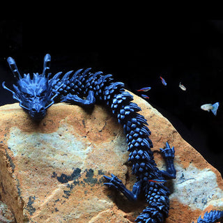 Buddha Gift Feng Shui Dragon Luminous 3D Printed Dragon Luck Success Home Decoration