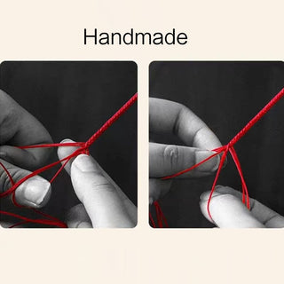 Buddha Gift Natural Cinnabar Jade Peace Buckle Blessing Bracelet