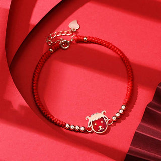 Buddha Gift 12 Chinese Zodiac Lucky Red String Bracelet