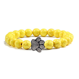 Buddha Gift “Save A Dog” Stone Bracelet
