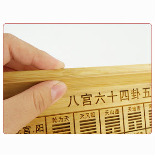 Buddha Gift Feng Shui Bamboo Bagua Map Harmony Energy Map